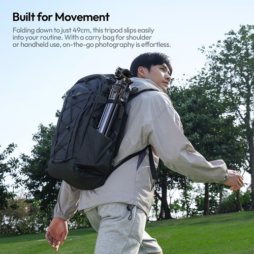 Folded Ulanzi T154 travel tripod
