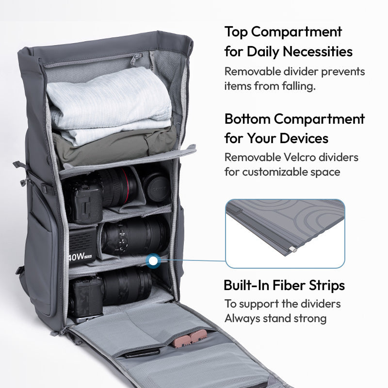 Top Compartment for Daily Necessities