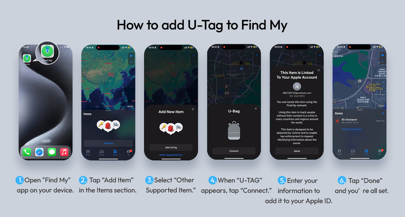 How to add U-Tag to Find My