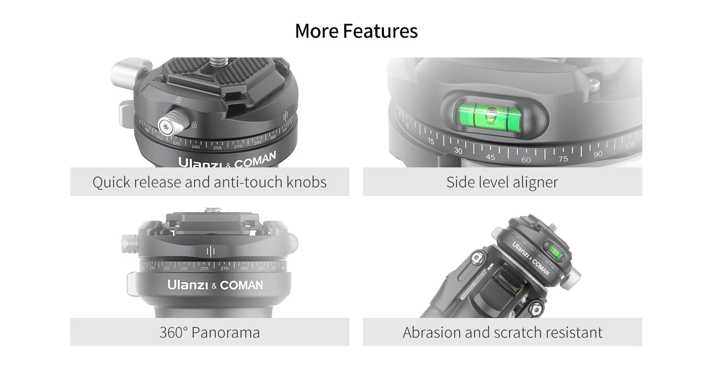 Ulanzi & Coman Zero F38 – More features