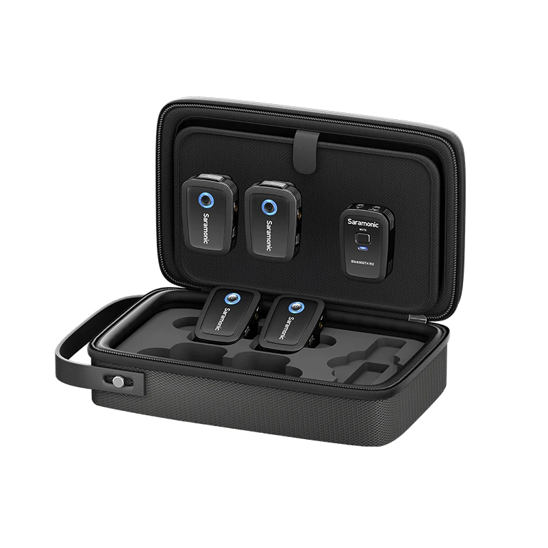 Complete Saramonic Blink500 T4 wireless microphone system
