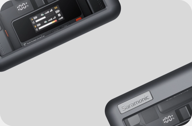 Saramonic Air 01 kit inside its charging case