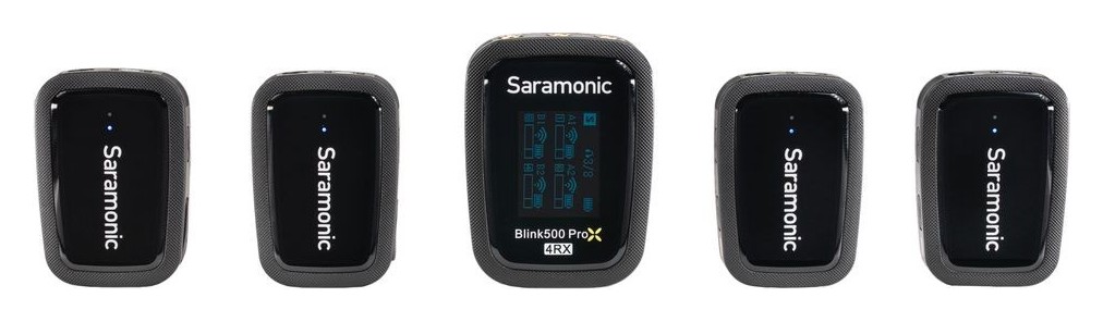 Saramonic Blink500 ProX B8 – Four transmitters, a receiver and the BOXMAX case