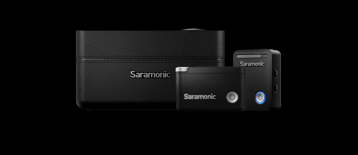 Saramonic Ultra transmitters and charging case