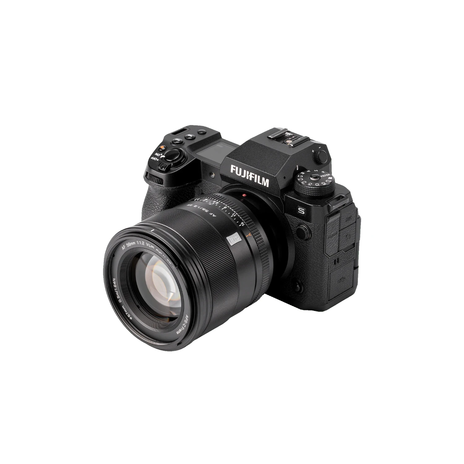 Viltrox AF 56mm F1.2 Pro XF mounted on a Fujifilm camera