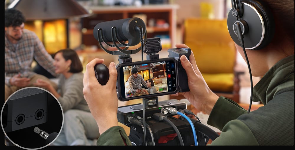 Turn your iPhone into a synchronized production camera – Audio and camera control