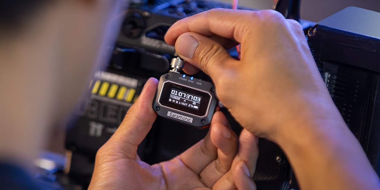 Saramonic TC-NEO Kit – OLED display and rotary dial