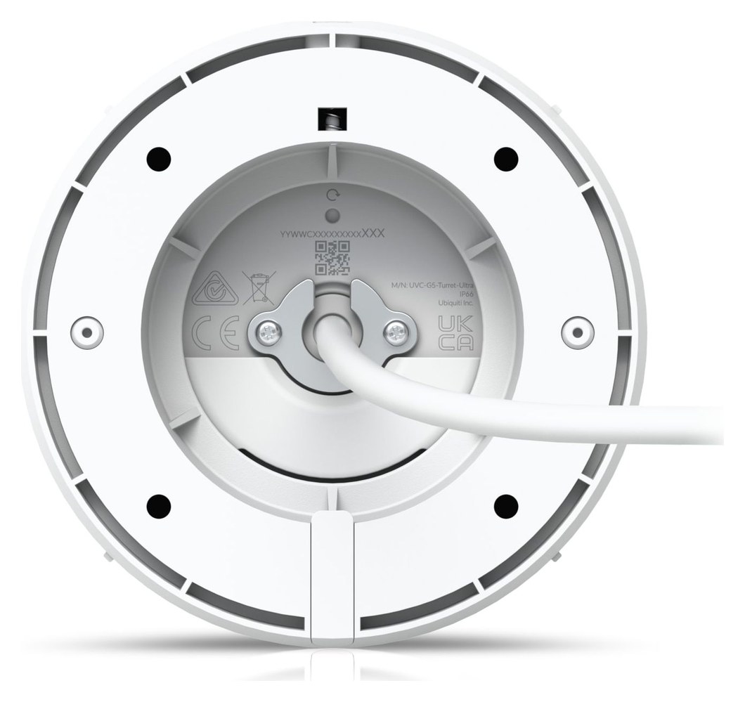 Ubiquiti UniFi Protect G5 Turret Ultra, white – Ceiling or wall mounting