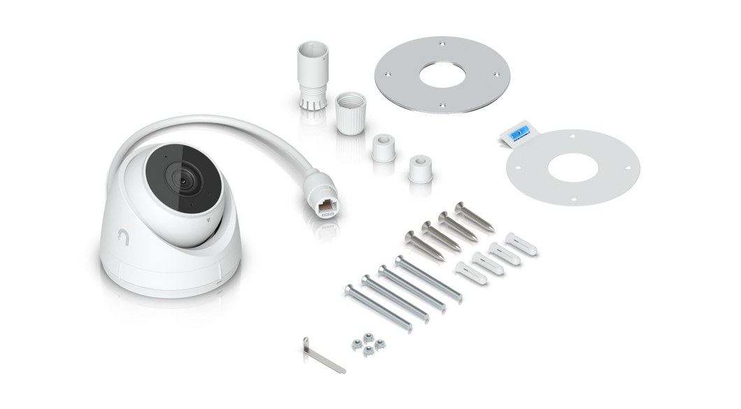 Ubiquiti UniFi Protect G5 Turret Ultra, white – One cable for data and power