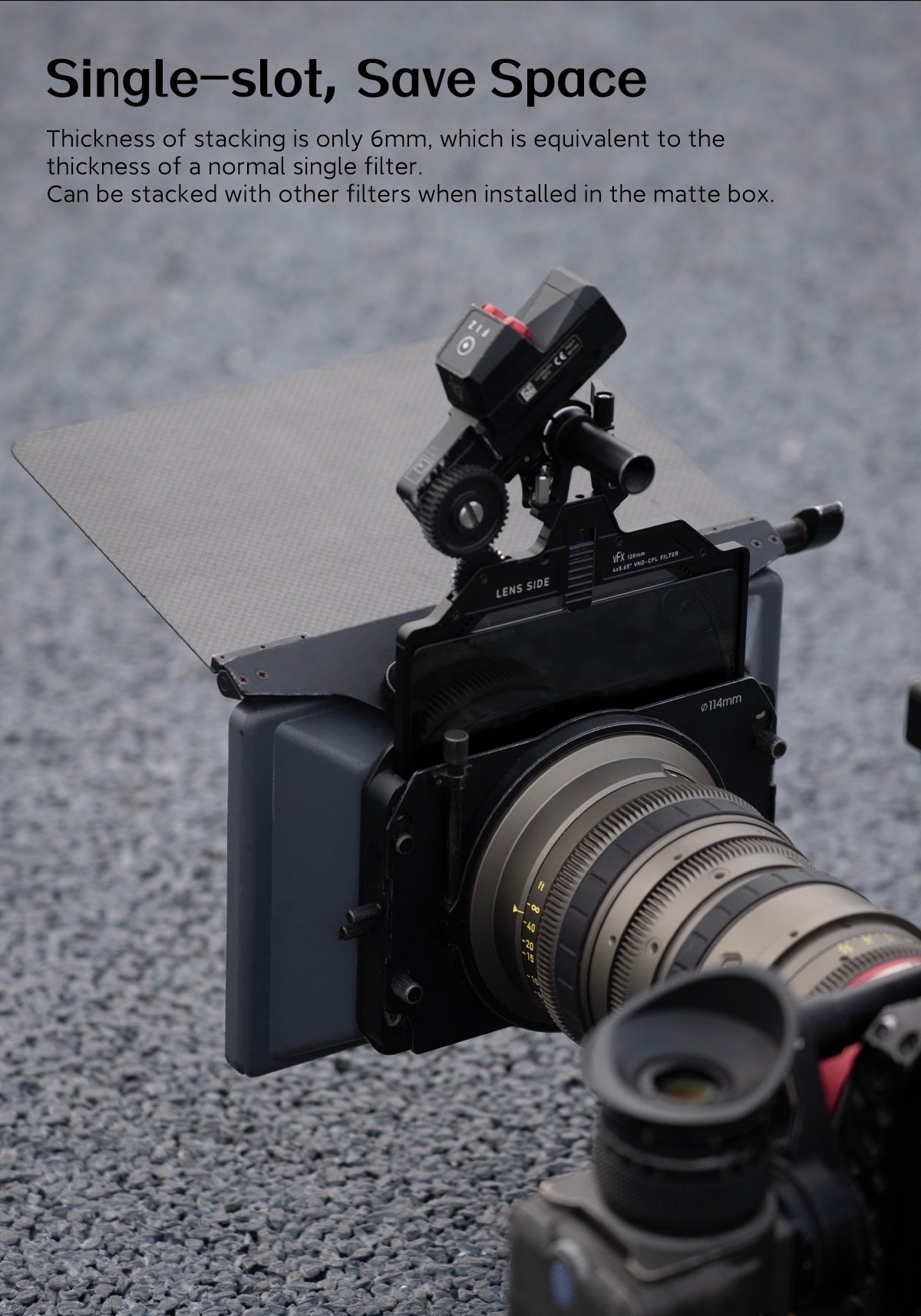 One slot, 6 mm