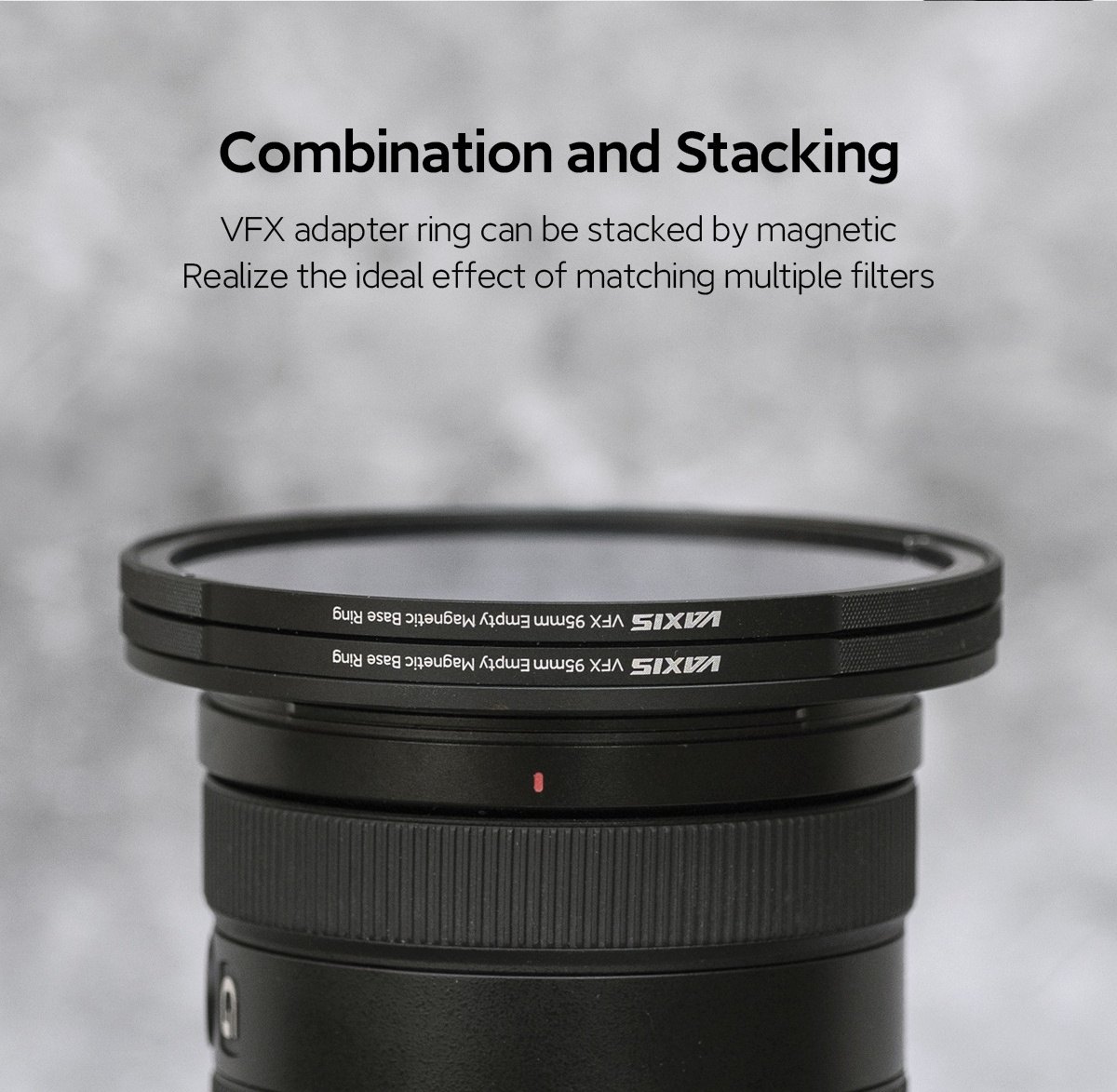 Stacking filters