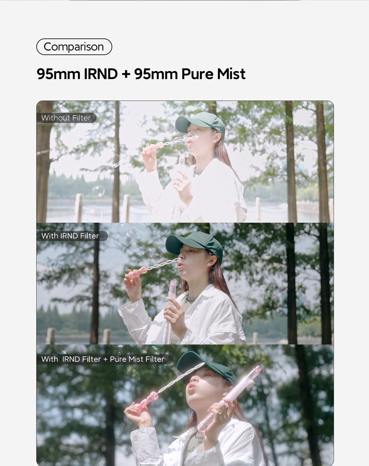 Comparison: IRND and Pure Mist