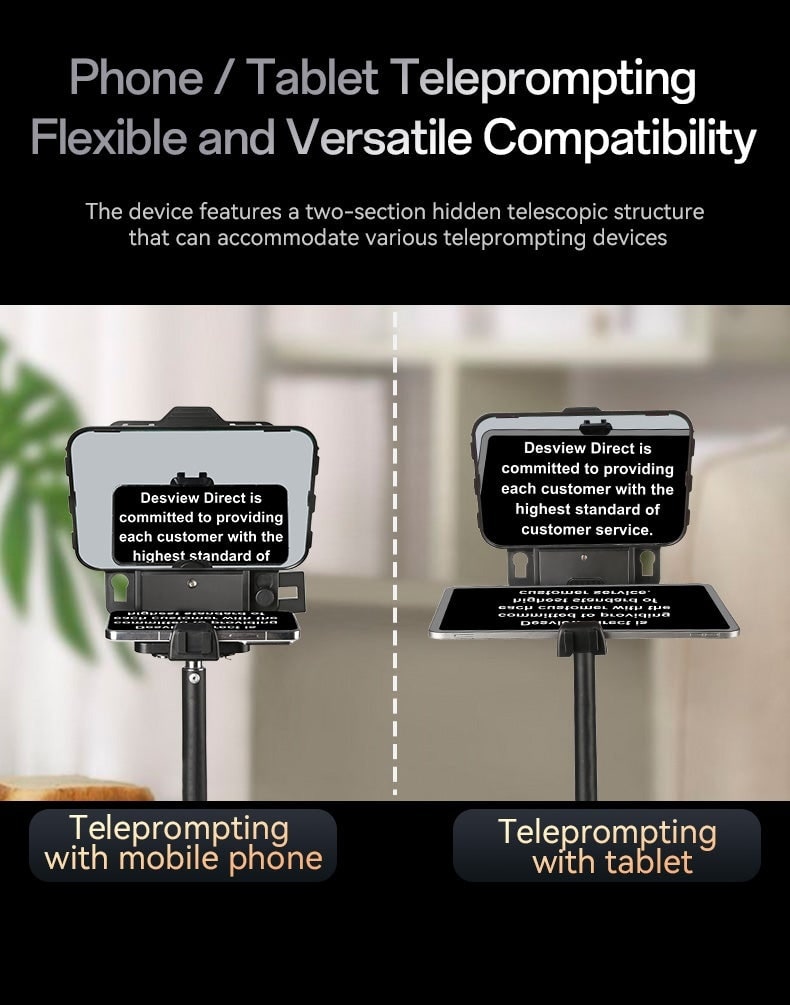 Text from a phone or tablet