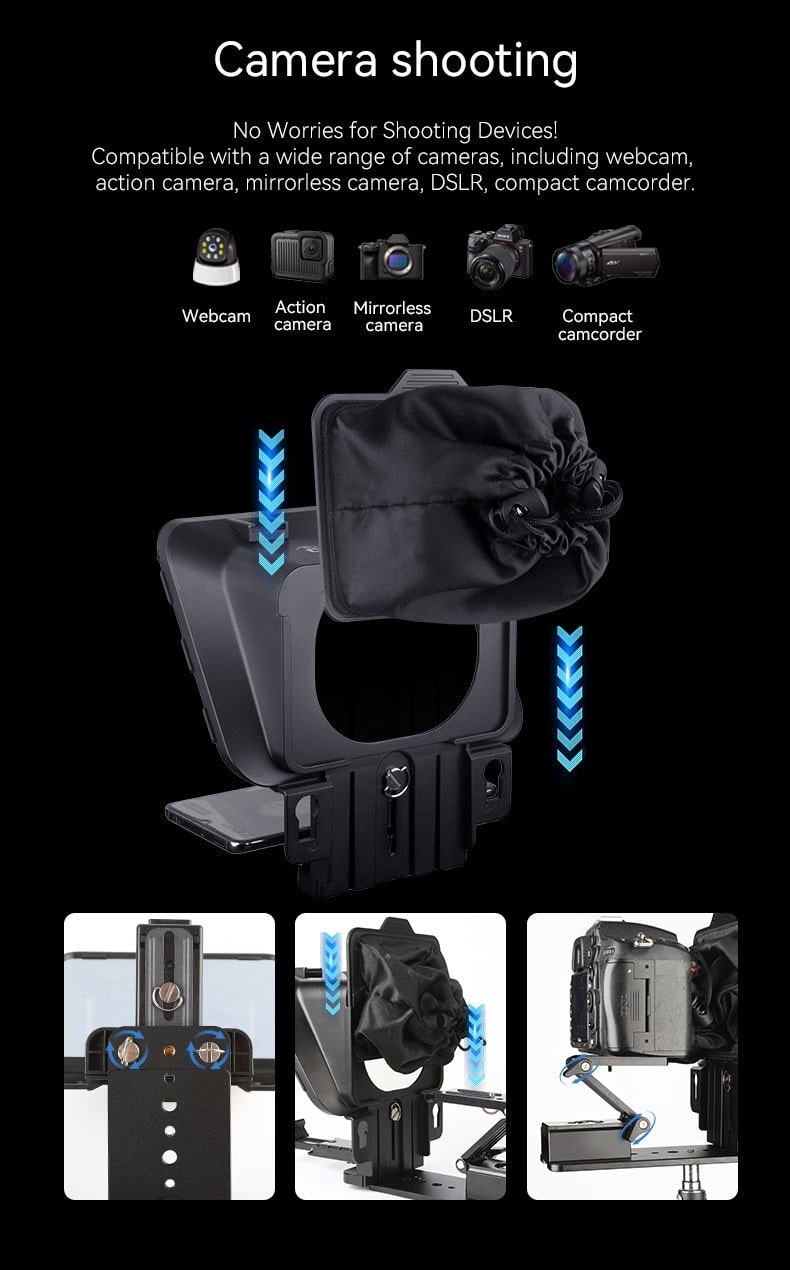 Light shielding for camera shooting