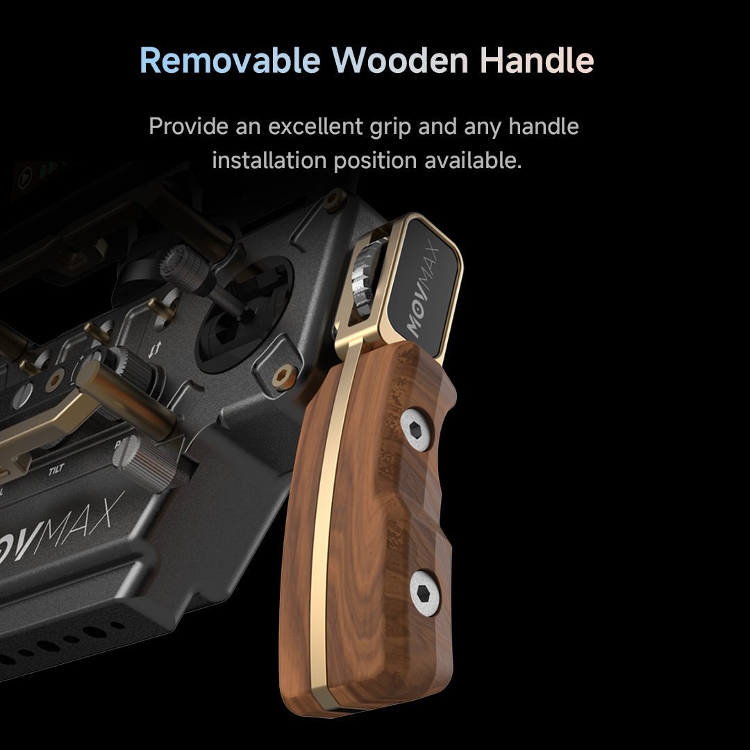 Removable wooden handles