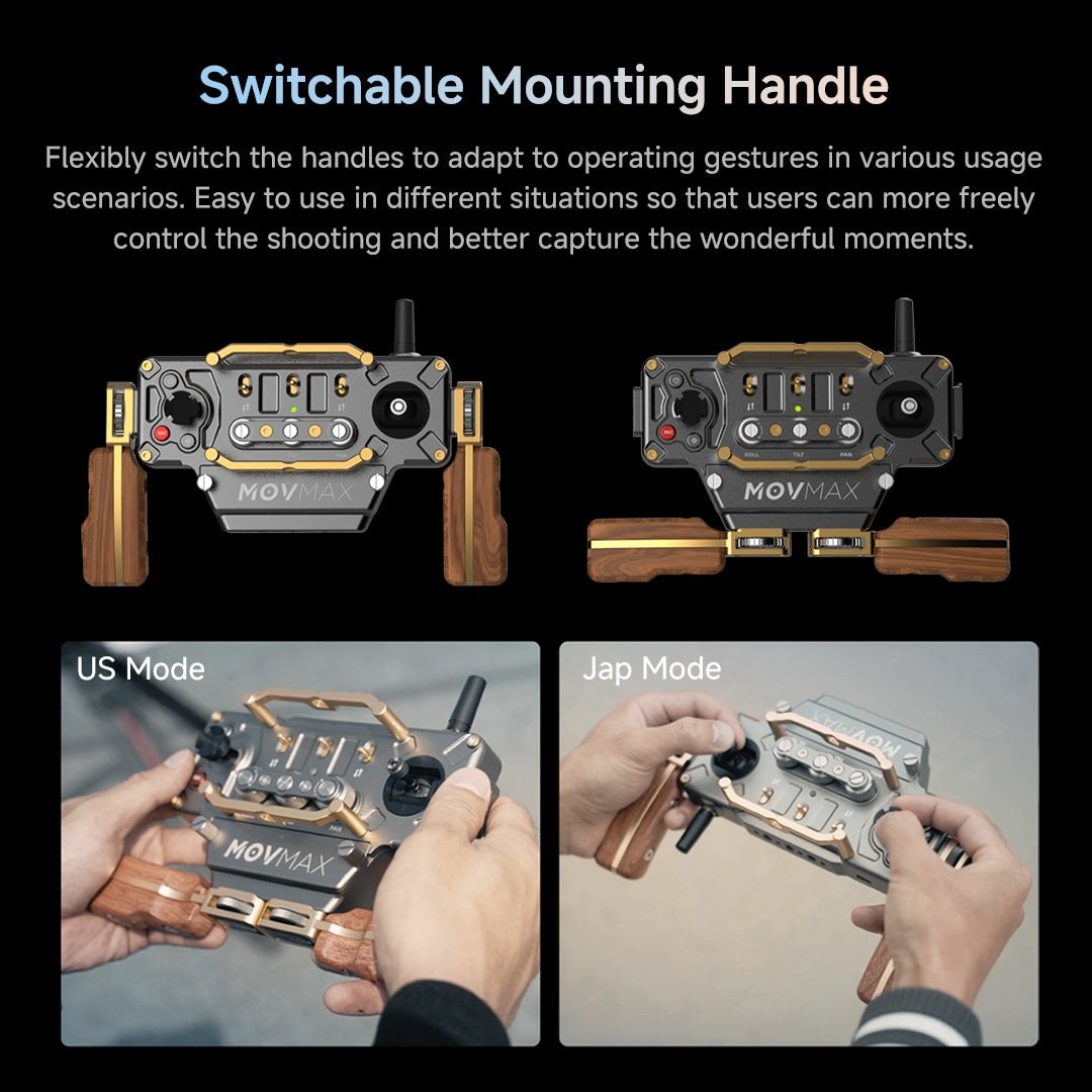 Switchable mounting handles