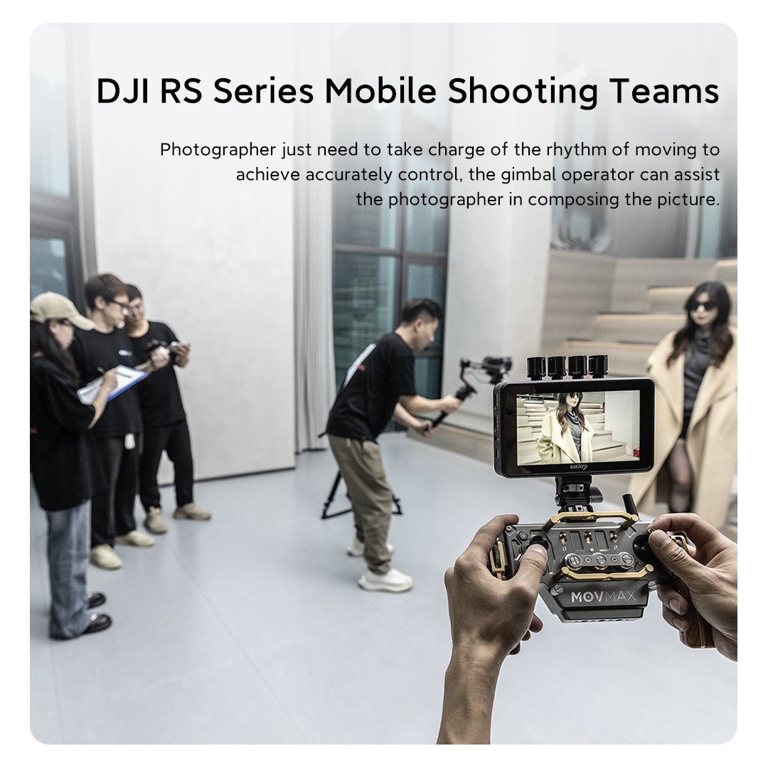 DJI RS mobile shooting teams