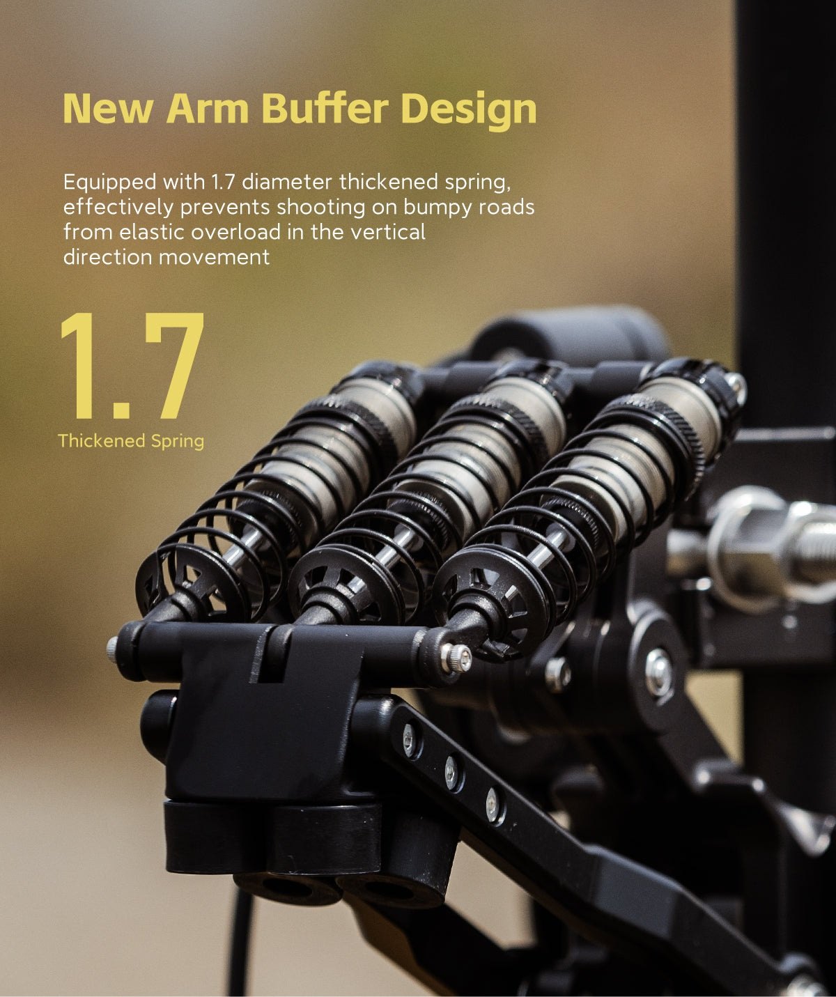 New arm buffer design