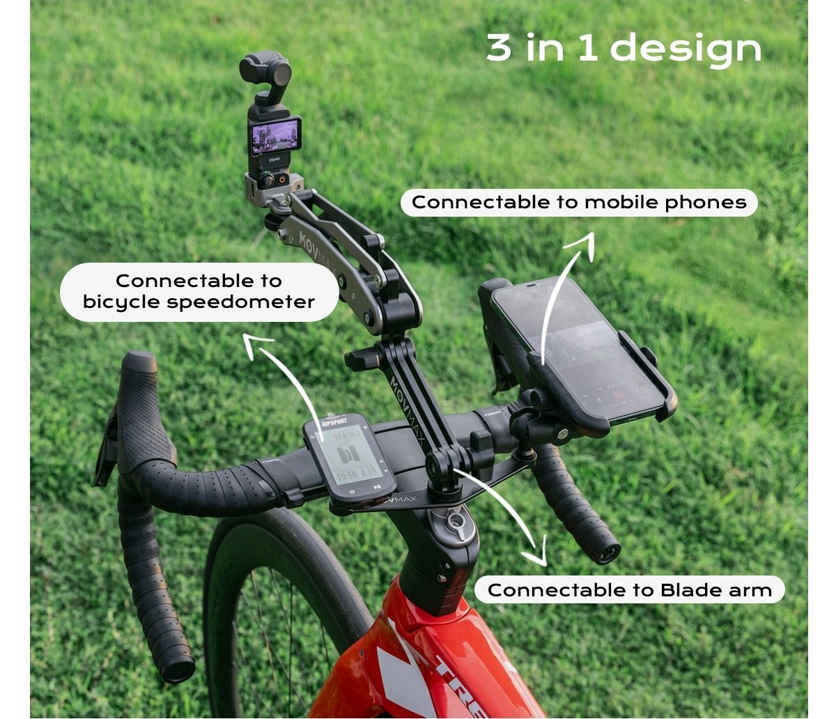 3-in-1 design