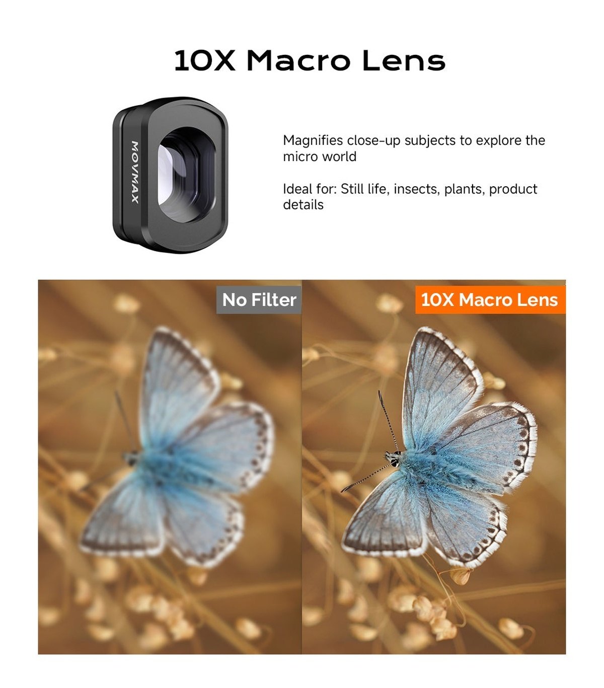 10X macro lens