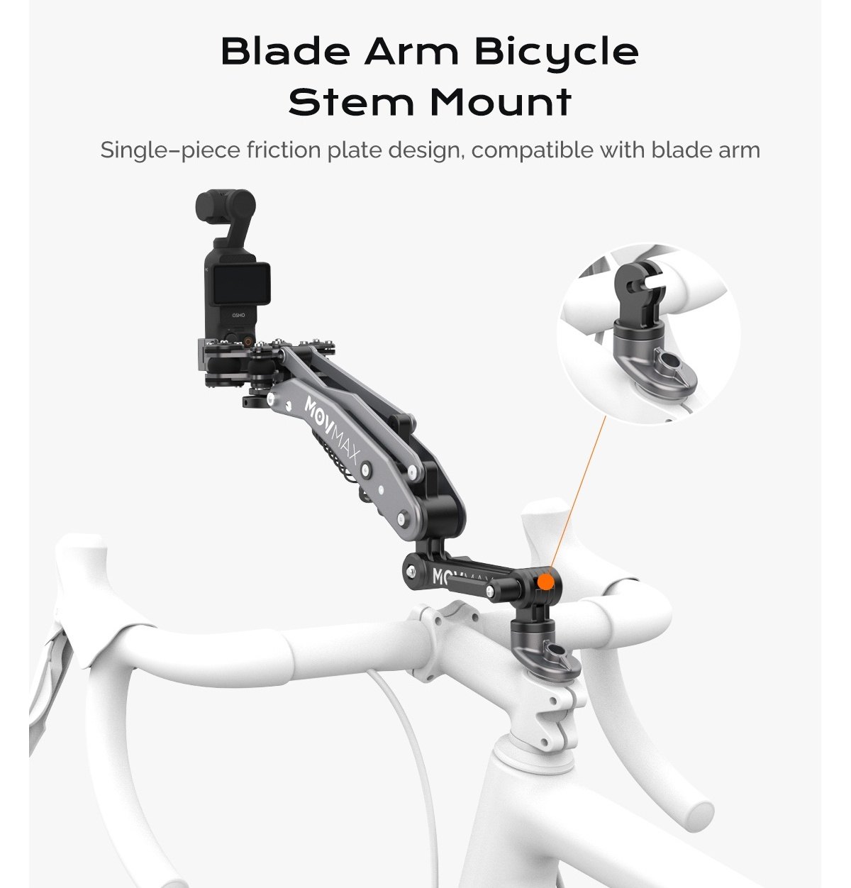Blade Arm bicycle stem mount