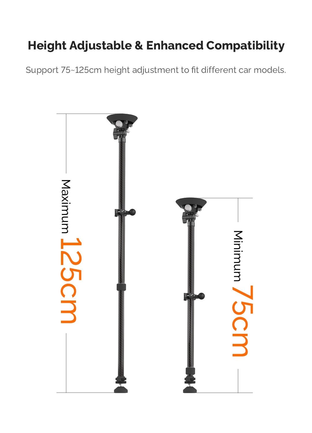Height from 75 to 125 cm