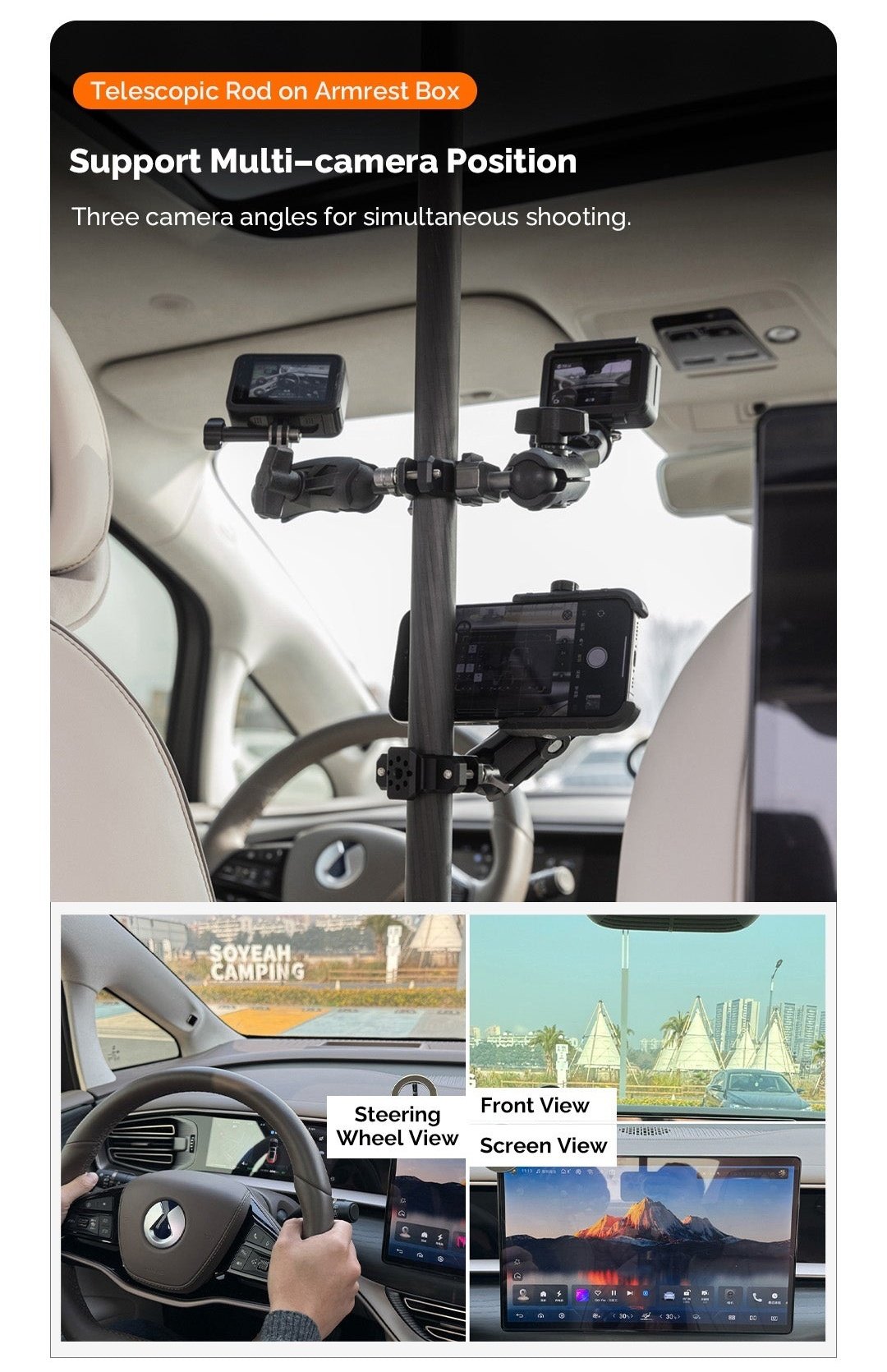 Three cameras at once