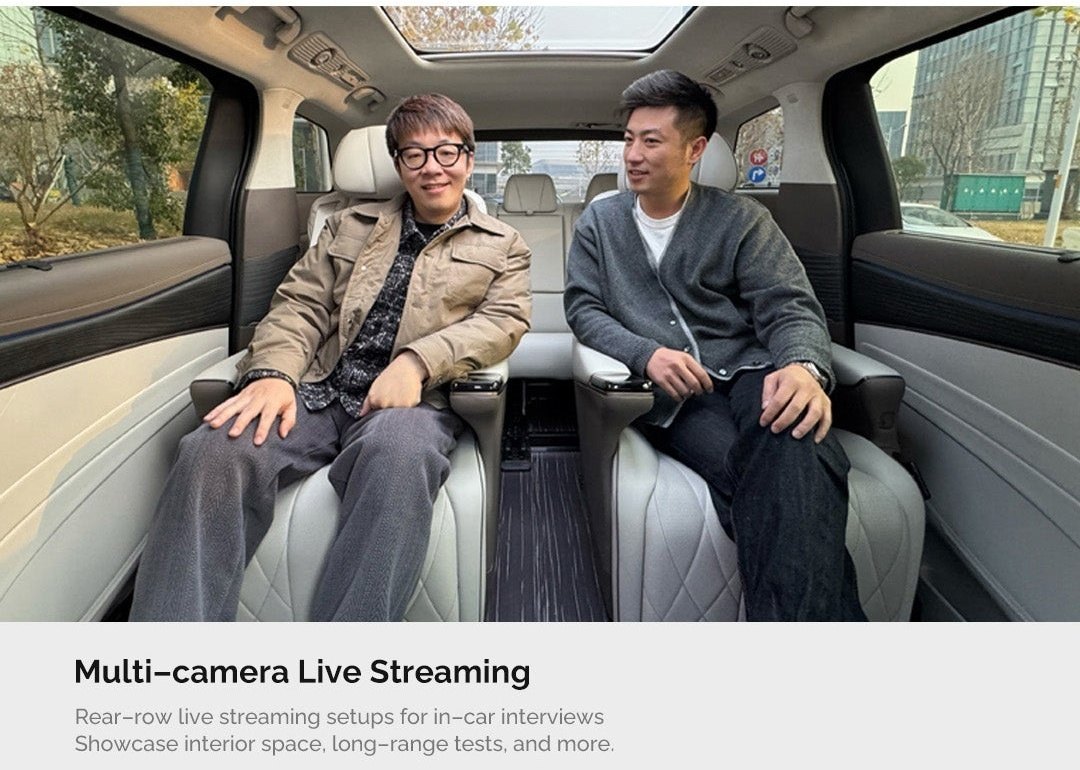 Multi-camera live streaming
