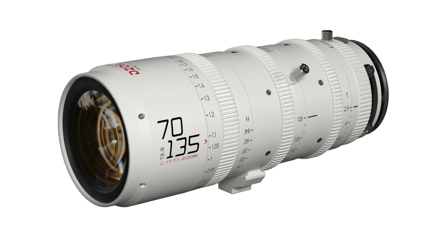 White DZOFILM Catta Zoom 70–135mm T2.9