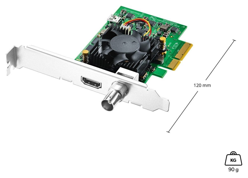 DeckLink Mini Monitor 4K – Low profile, two brackets