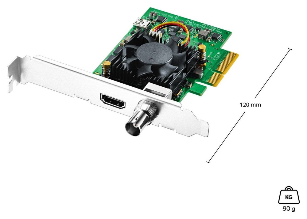 DeckLink Mini Recorder 4K – Low profile, two brackets