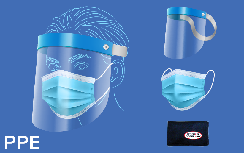 FogKlear shown with protective equipment