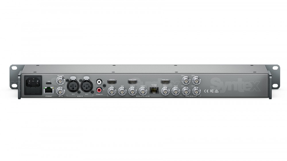 Conversion and HDMI loop-through in one 1RU unit