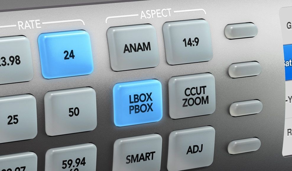 Teranex AV – Control on the panel or from a computer