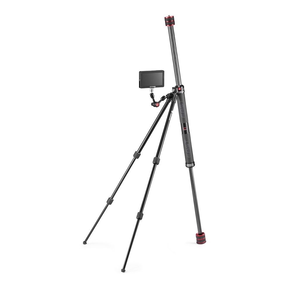 Gim-Pod with optional Micro Arm and monitor attached to the GimBoom
