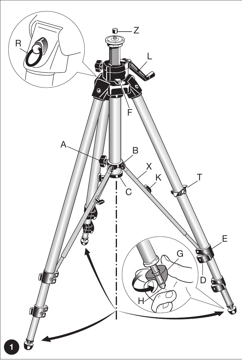Original 475B adjustable centre-brace diagram