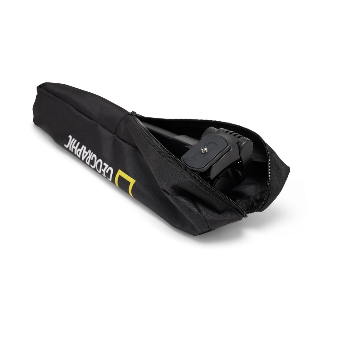 NGPT001 tripod stored in the included carry case