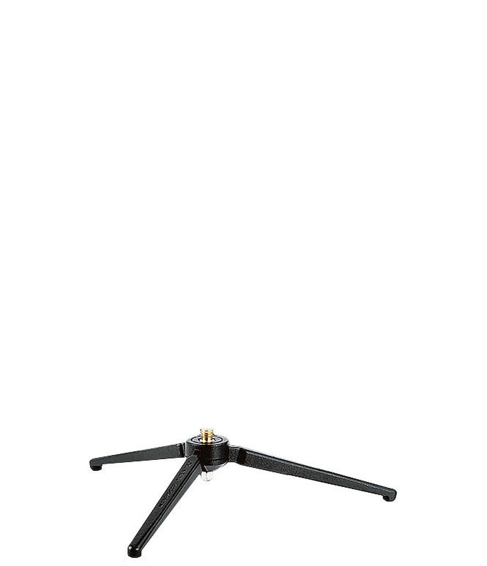 Standalone Manfrotto 209-14 tabletop tripod with 1/4 inch top screw