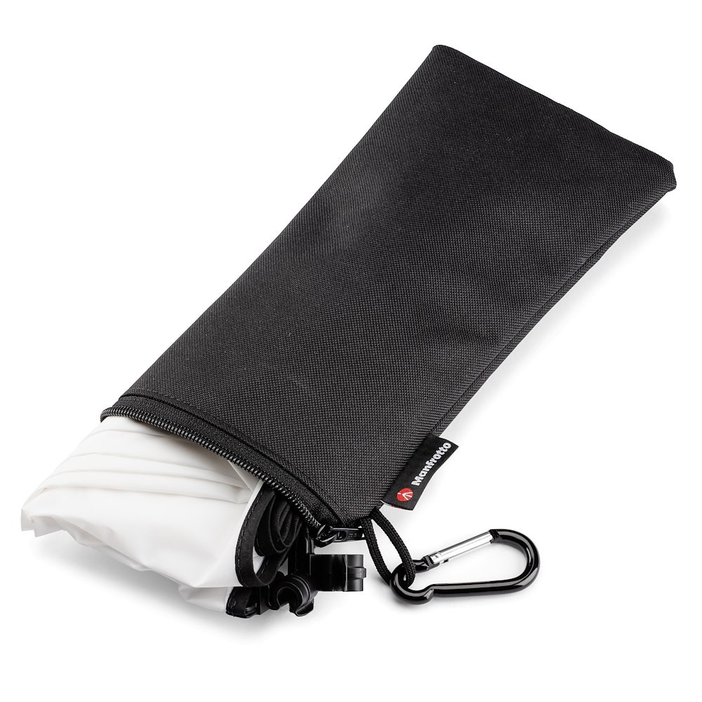 Folded Manfrotto LL LR3334 cover in its small storage pouch