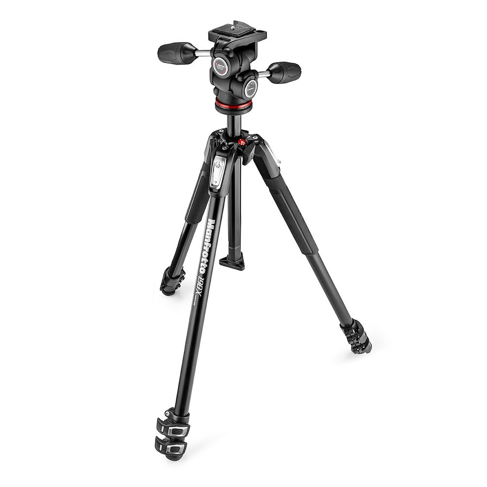 Manfrotto MK190X3-3W1 – 190X Tripod with 804 3-Way Head