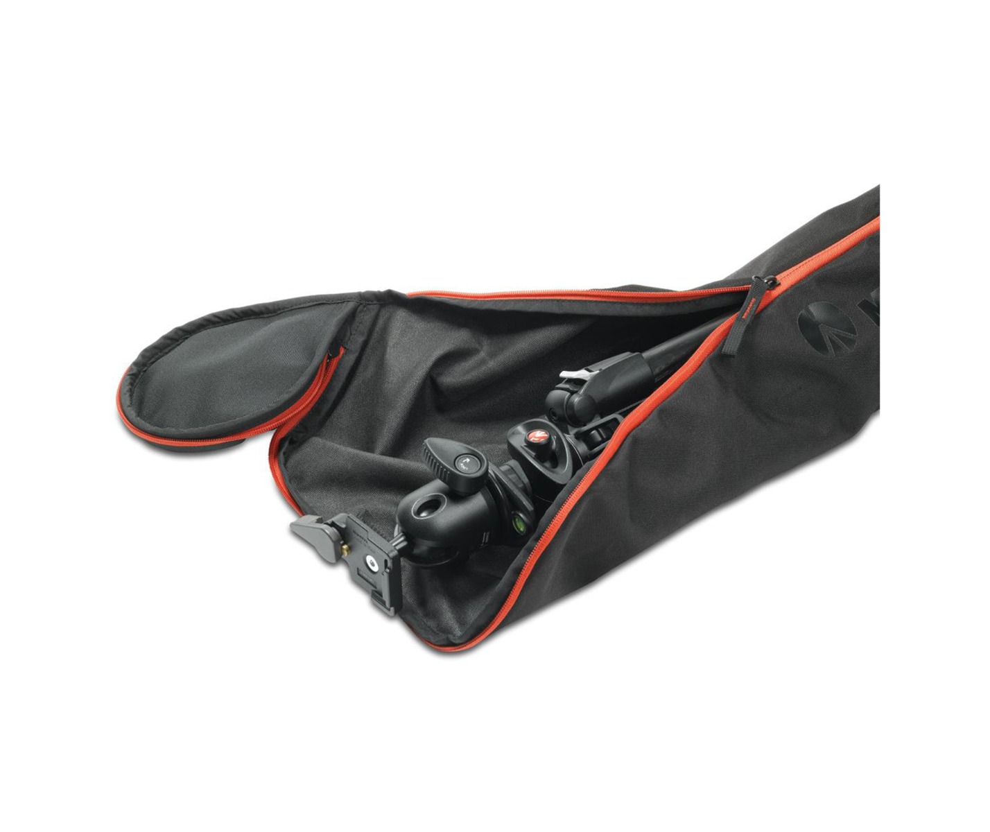 Interior of the Manfrotto MBAG80N with a tripod and head