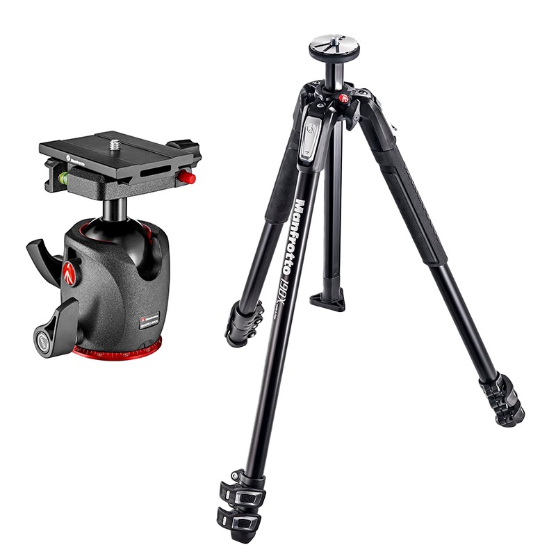 Manfrotto MT190X3-BDL – 190X Aluminium Tripod with XPRO Q6 Ball Head