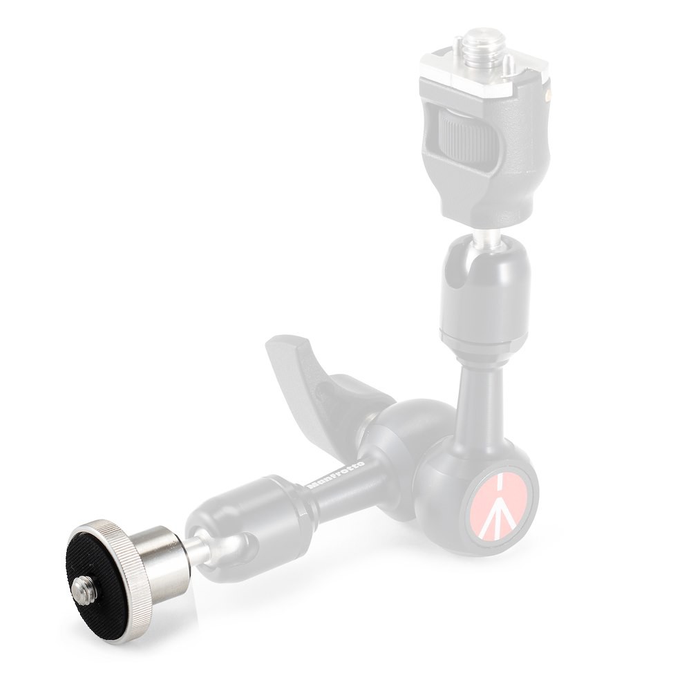 Detail nerezové konstrukce adaptéru Manfrotto 244ADPT14AS