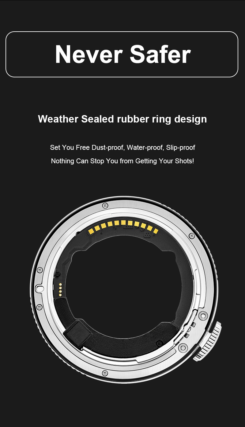 Megadap ETZ21 Pro+ – Rubber sealing ring against dust and water