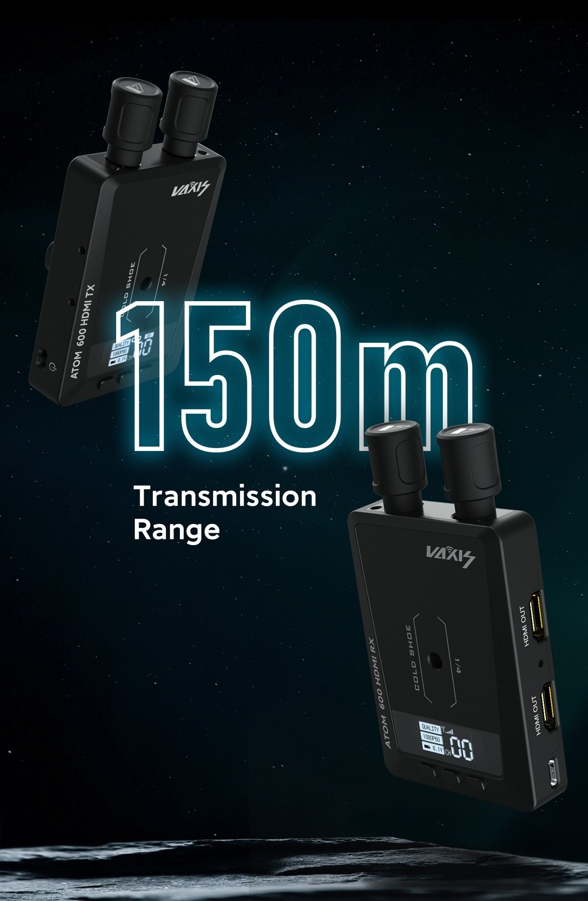 150 m range