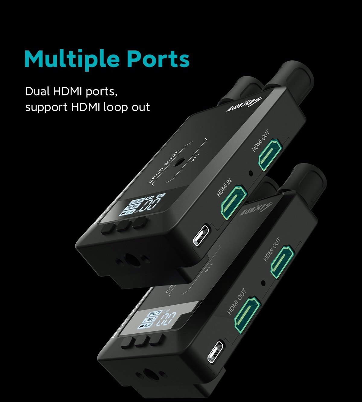 Multiple ports