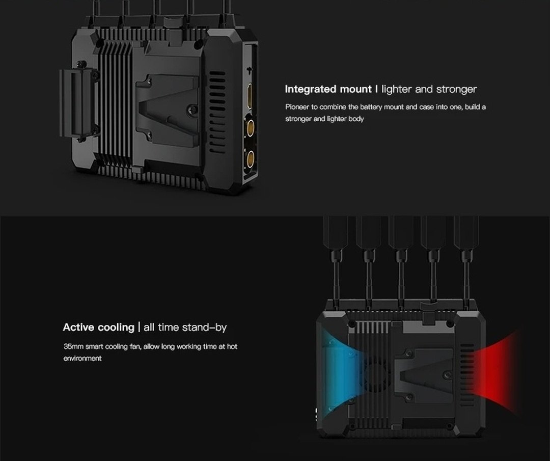 Integrated mount and cooling