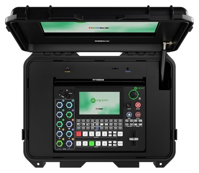 A mini-edge SDI switcher inside