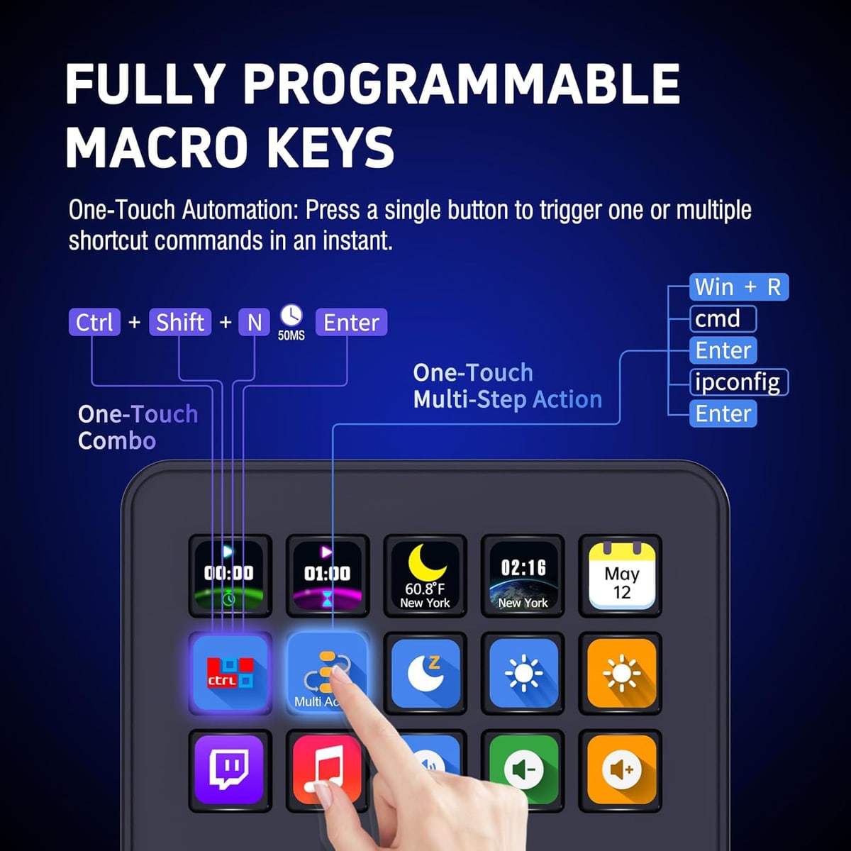 Macros with one press
