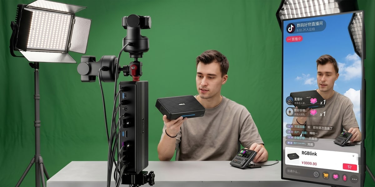 Web studio and chroma key